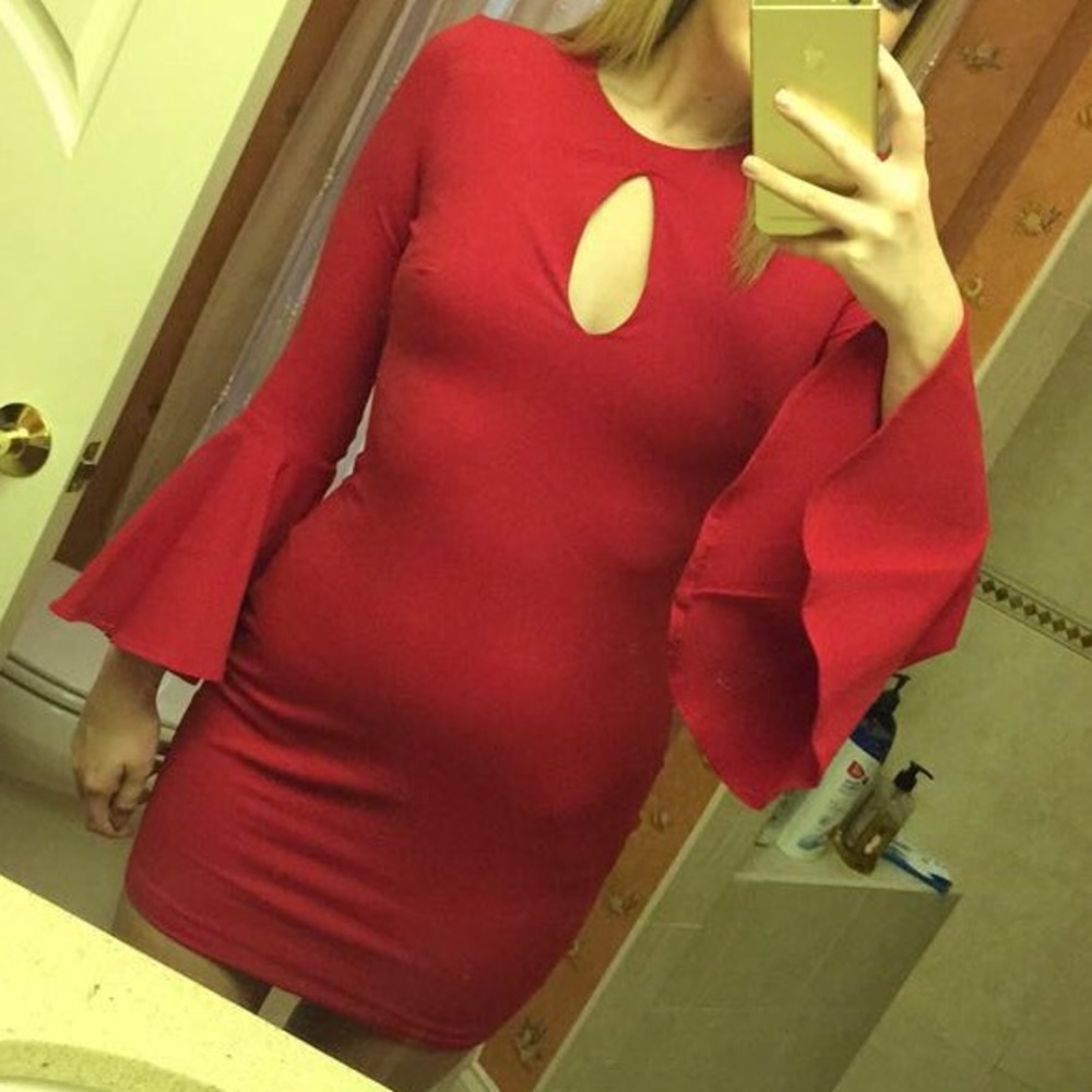 BEBE Red Dress
